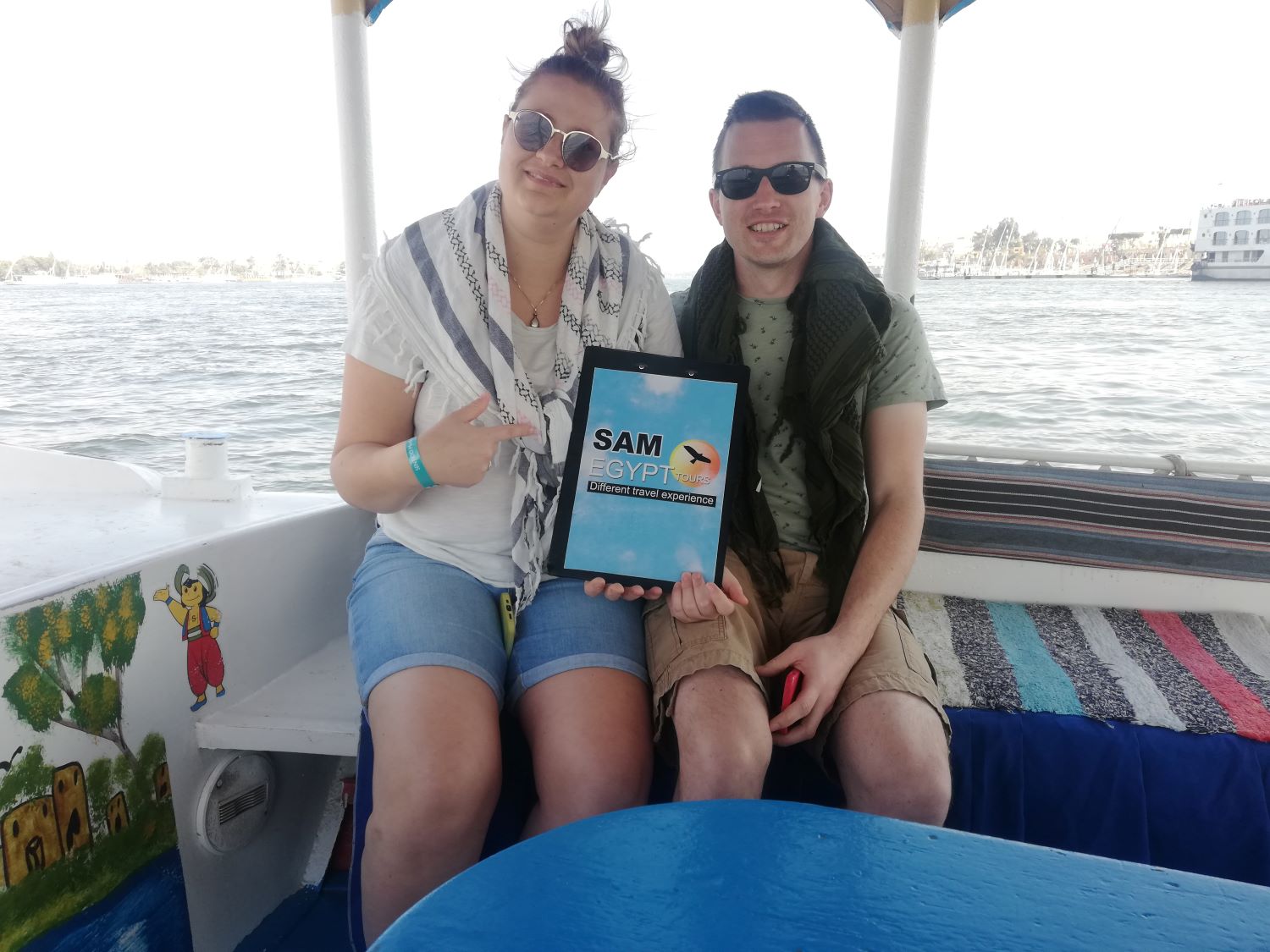 nile boat, Private Luxor trip from Hurghada